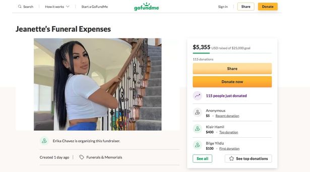 Jeanette's family have issued a statement and kick started an appeal to cover her funeral costs Jeanette Gallegos