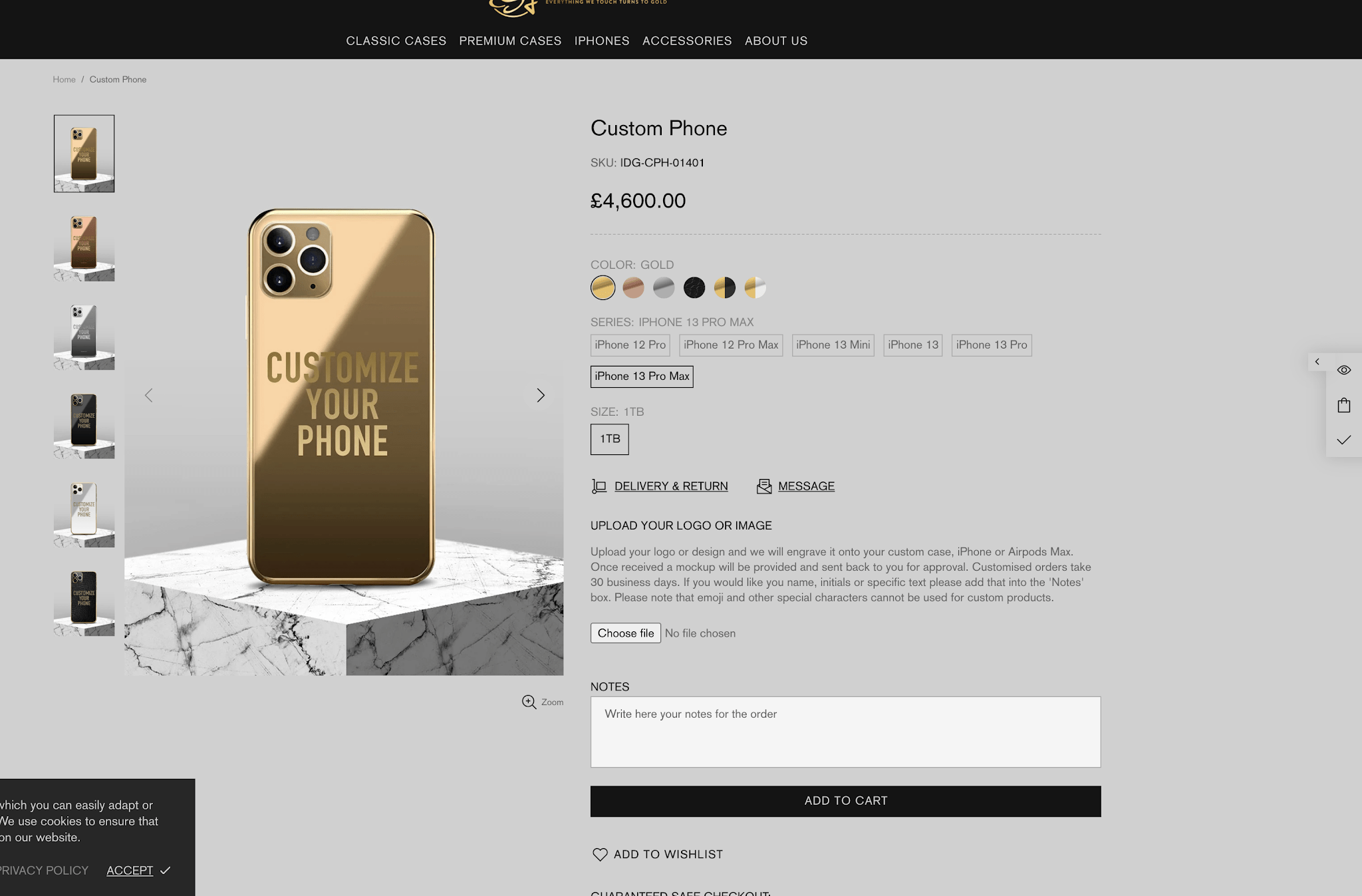 Freedom Jacob Caesar buys a customised gold plaited iPhone 13 Pro max worth GHS37,444