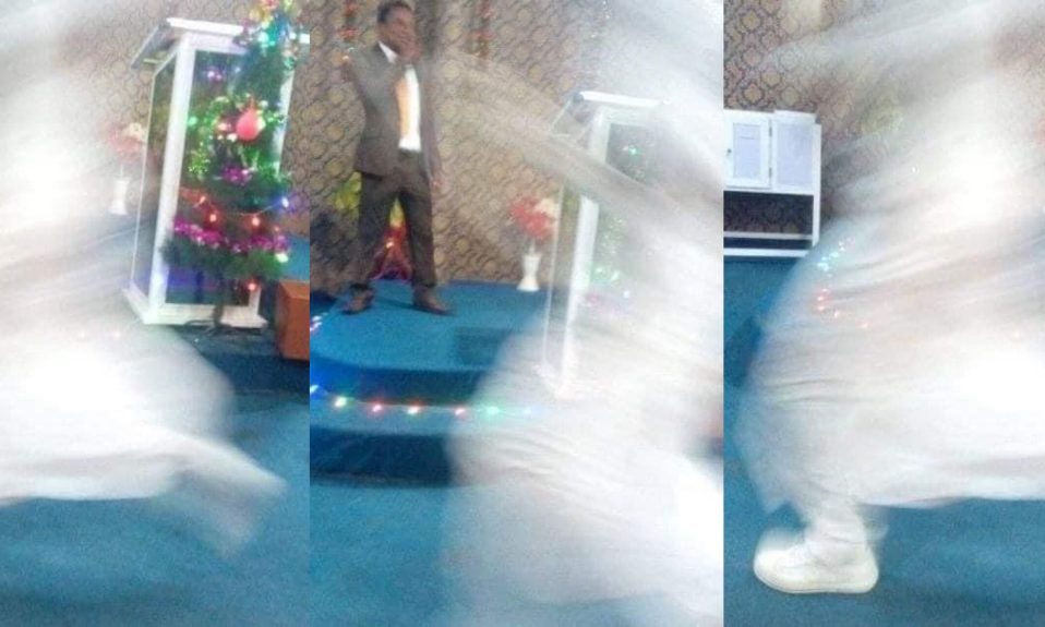 angel in church