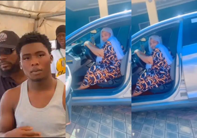 Hypeman GOE Raises The Bar As He Gifts His Mother A Brand New Car After Receiving N20M From Wizkid