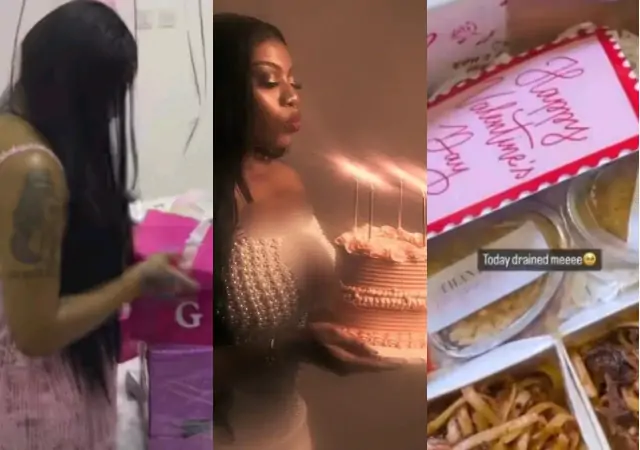 BBNaija’s Angel Receives 2 Million Naira From Fans, Boxes Of Gifts & Private Dinner With Boyfriend, Soma
