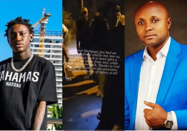 New Cat, Shallipopi And Isreal DMW Involved In A Serious Car Accident