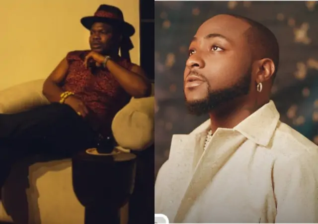 “Dem No Born Your Papa Well” – Mr Macaroni Roasts Davido’s Fan Amidst His Beef With Burna Boy