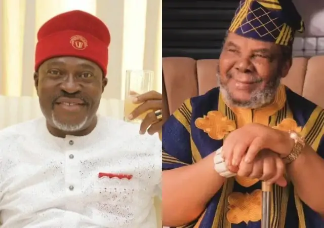 “He always calls me on my birthday” – Kanayo O. Kanayo celebrates Pete Edochie as he clocks 77