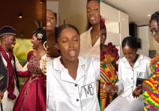 Moment Moses Bliss Wife ‘Kabash’ With Her Bridesmaids, Mum, Grandma In Ghana Dialect Ahead Of The White Wedding